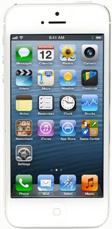 Смартфон Apple iPhone 5 32Gb White & Silver - Туапсе